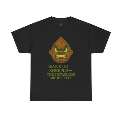 Almond Conspiracy – “The Pistachios Are In On It!” Tinfoil Nut Tee