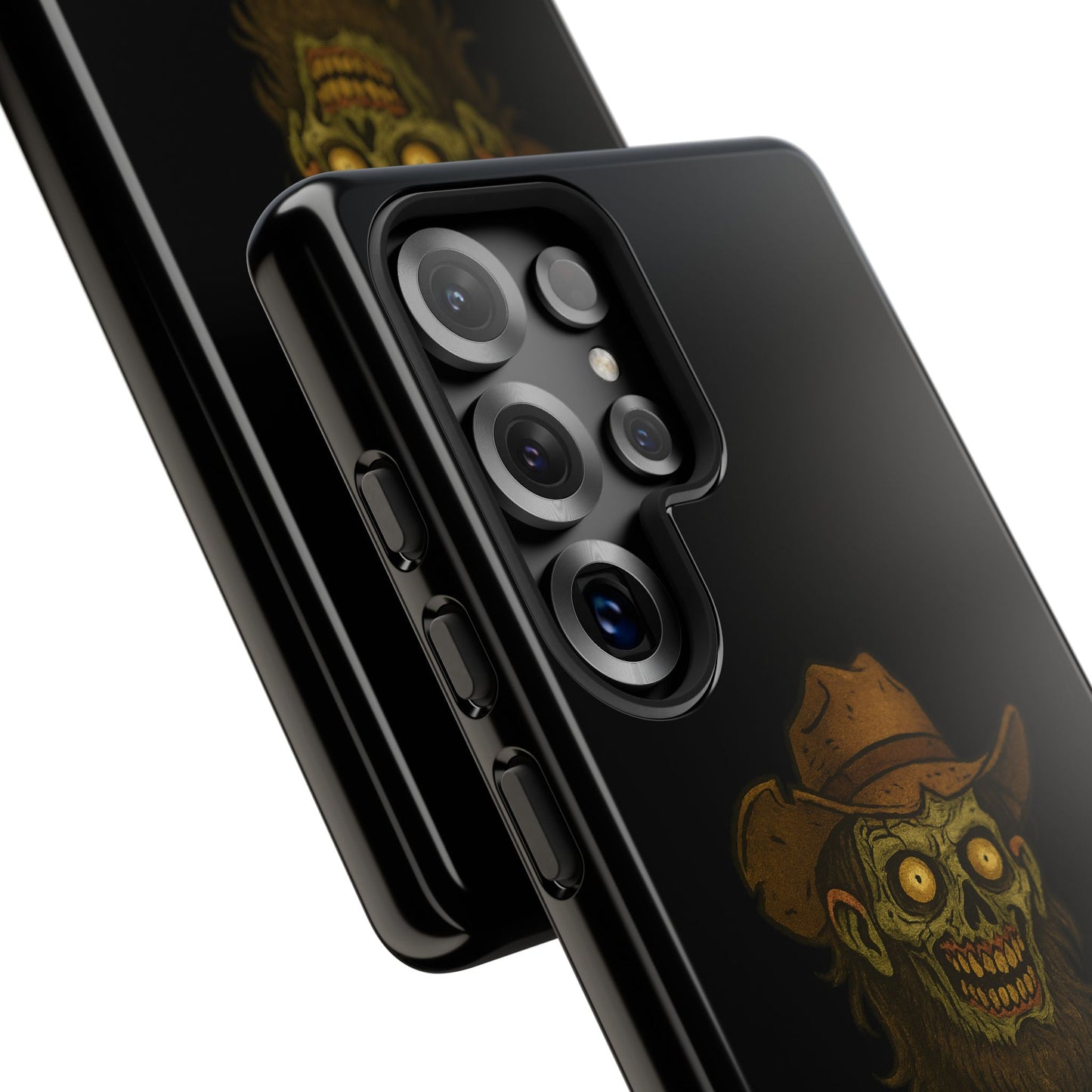 Zombie Cowboy Phone Case — "Ain't No Grave Gonna Hold This Yeehaw" Protective iPhone Cover