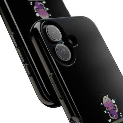 Phone Case — 'Got Protection?' Cute Purple Alien Anti-Shock Protective Cover