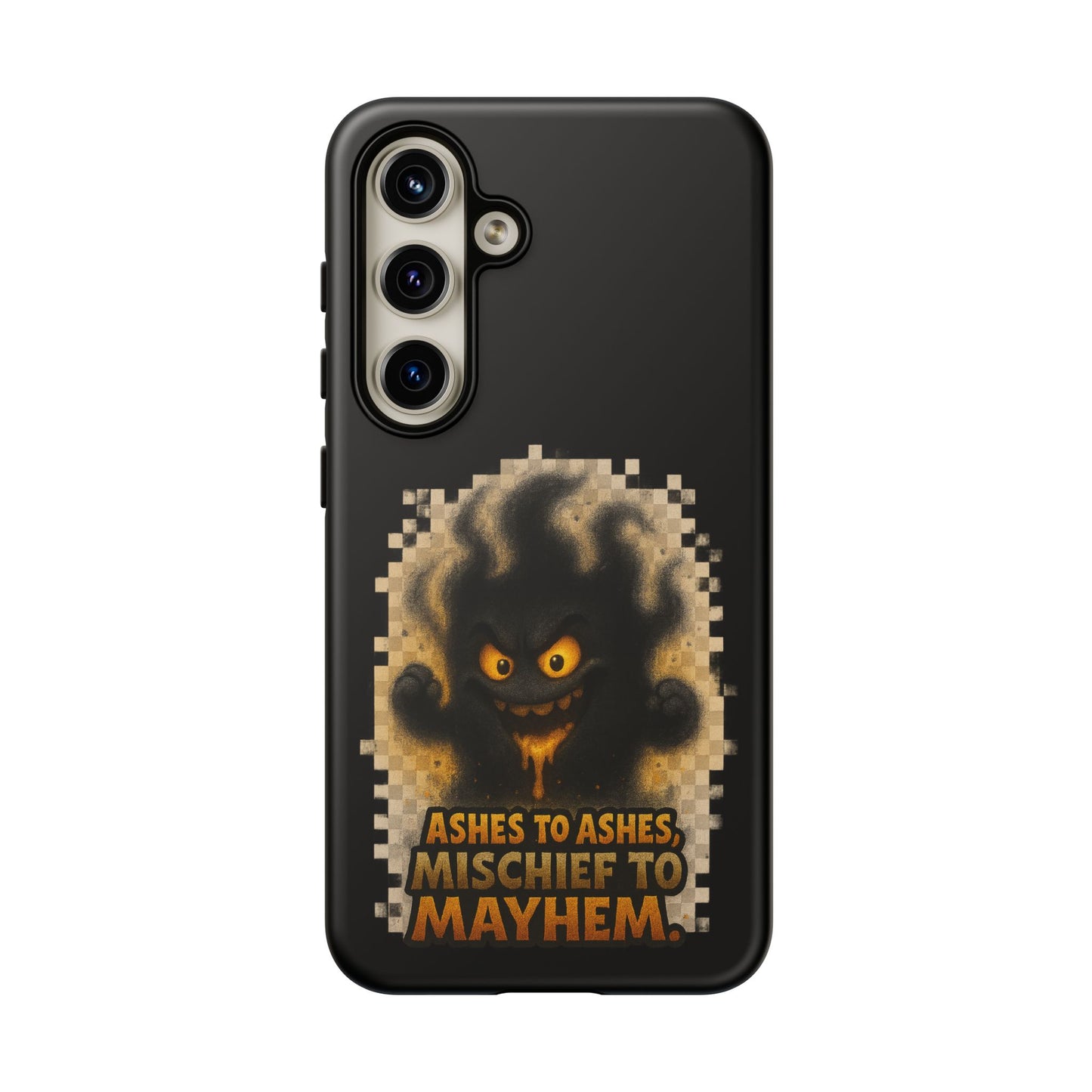 Phone Case — 'Ashes to Ashes, Mischief to Mayhem' Spooky Ghost Protective Case
