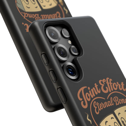 Phone Case — "Joint Effort Eternal Bond" Retro Cannabis Matchstick Design