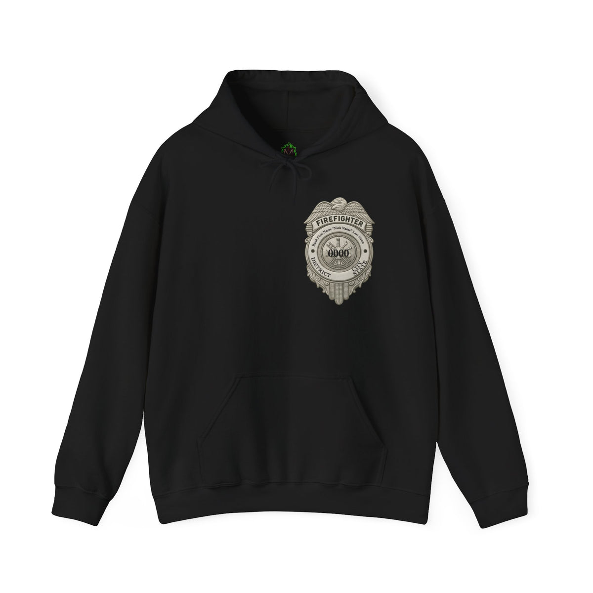 Graphic Hoodie - 'Not All Heroes Stand Tall' Badge & Vintage Group Art Pullover