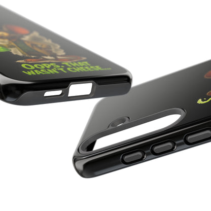 Phone Case — Funny Cartoon Rat "Oops That Wasn't Cheese" Protective Cover