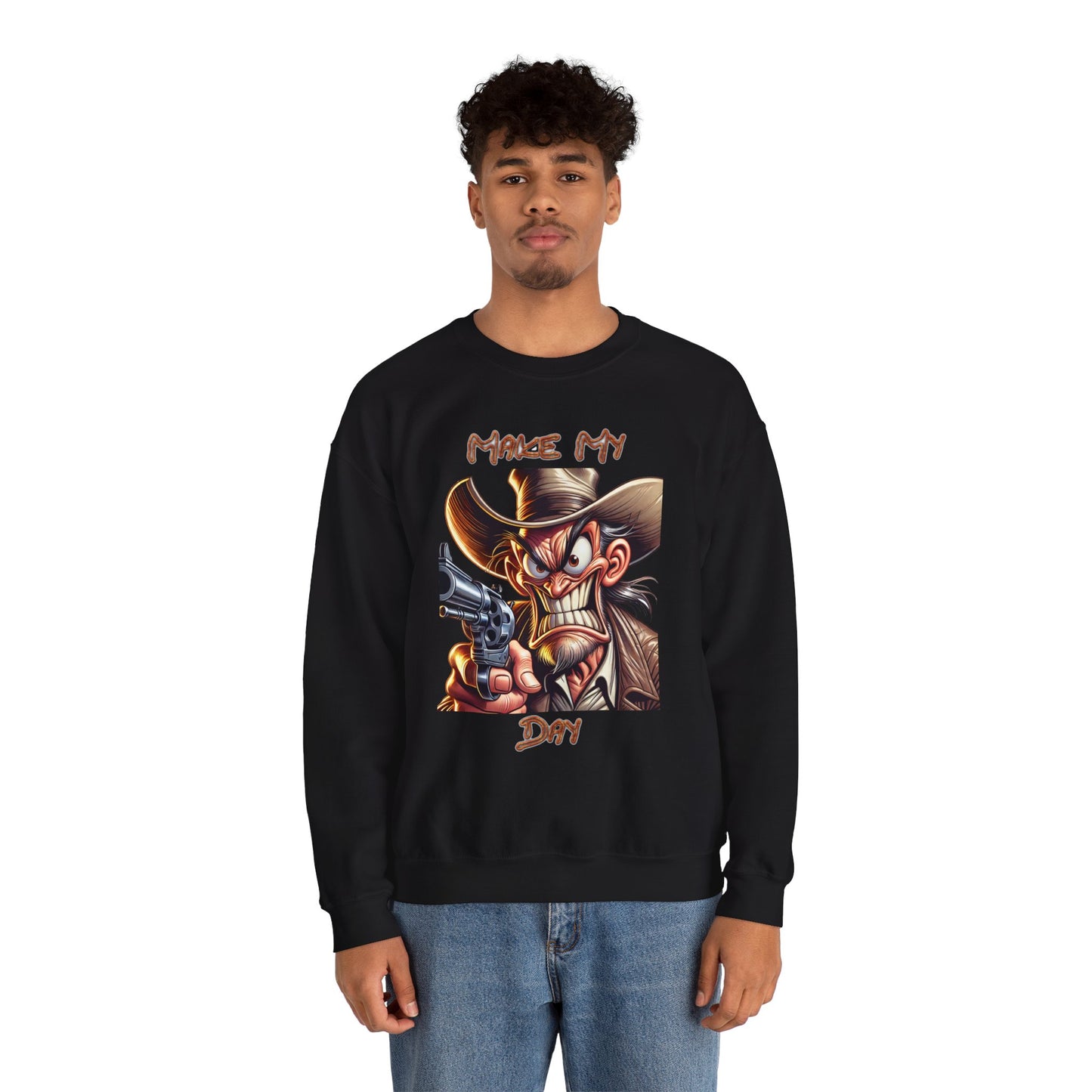 Make My Day Cowboy Crewneck