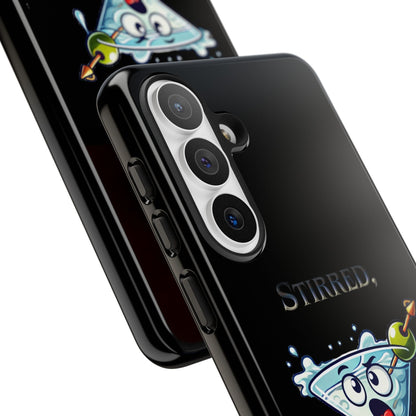 Stirred Not Shaken Phone Case — Funny Martini Cocktail Design
