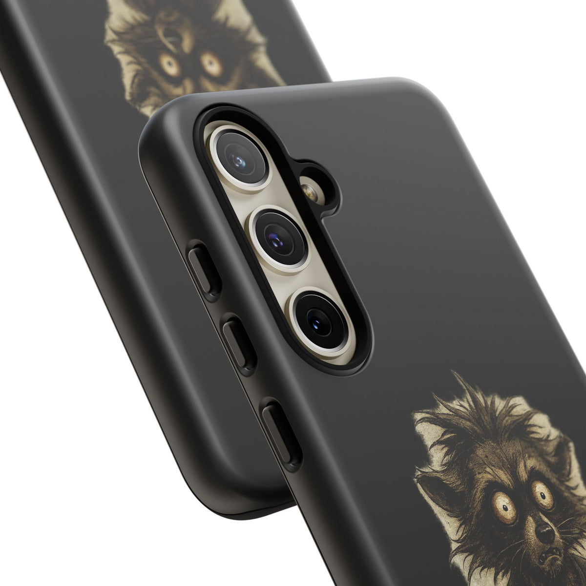 Phone Case — "Chosen by Darkness (Or Maybe Just Rabies)" Cute Creepy Lemur Design