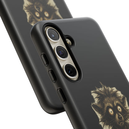 Phone Case — "Chosen by Darkness (Or Maybe Just Rabies)" Cute Creepy Lemur Design