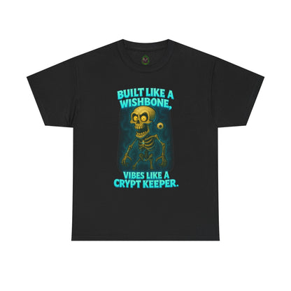 Built Like a Wishbone Skeleton Tee | Creepy Keeper Graphic Shirt