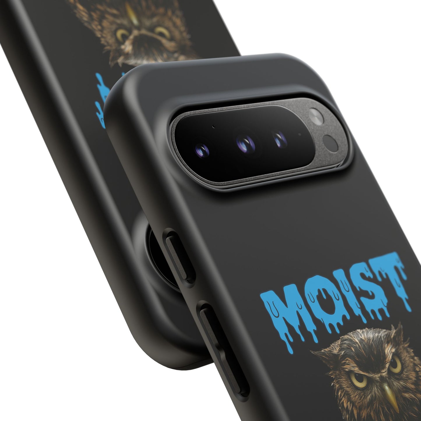 Moist Owlette Phone Case — Funny Owl Graphic Protective Case