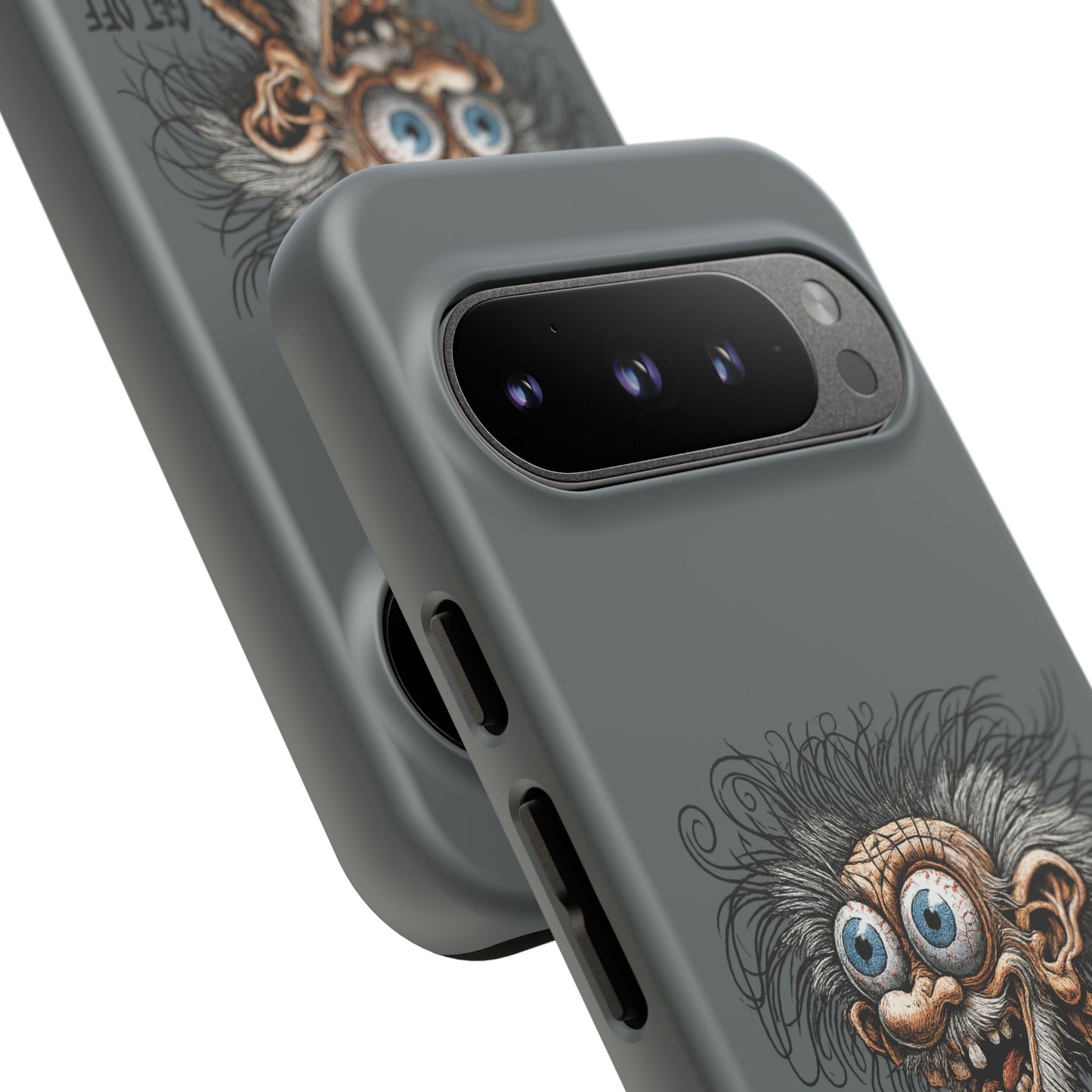 Phone Case — Funny Grumpy Troll Design: “Get Off My Lawn” Protective Cover