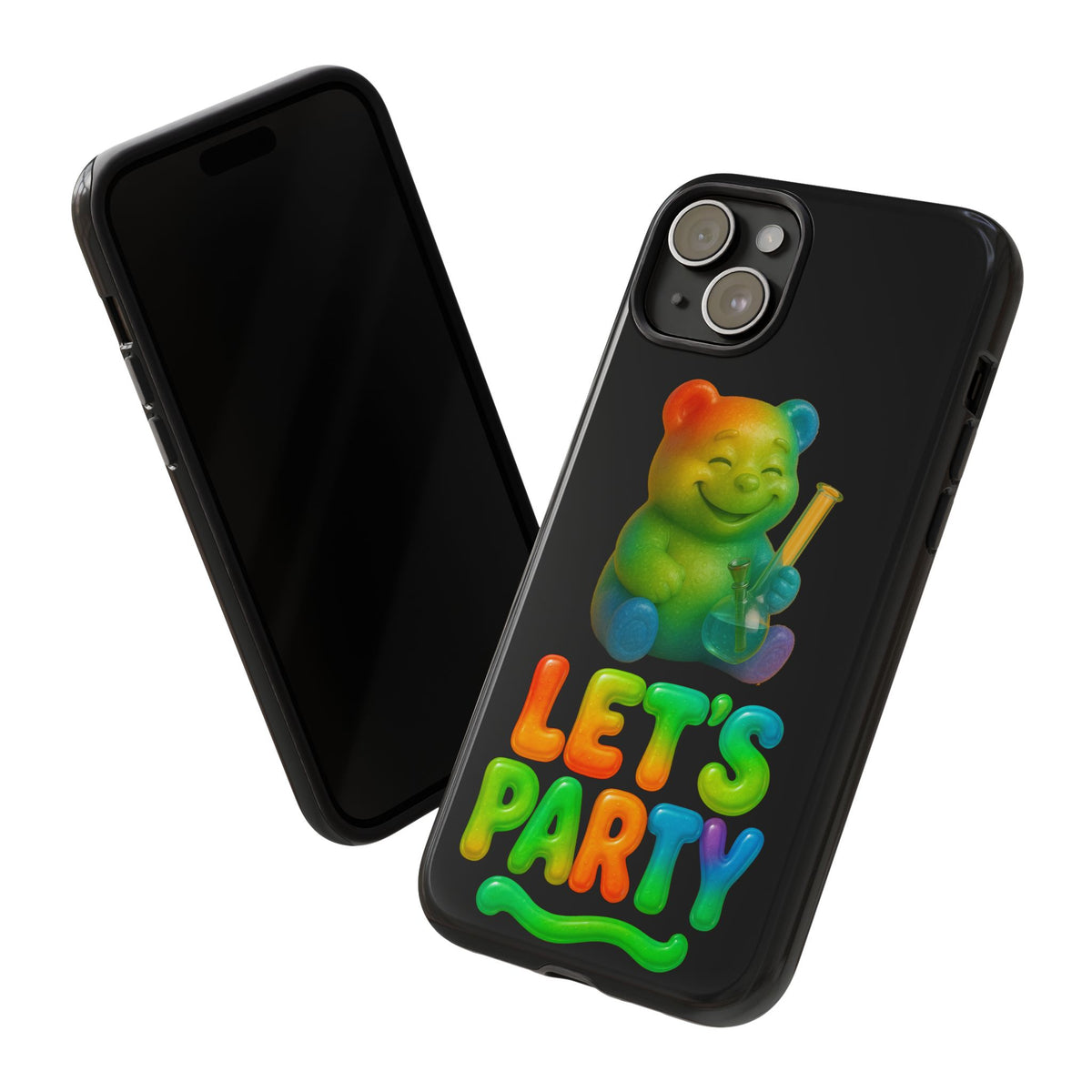 Let's Party Rainbow Bear Phone Case