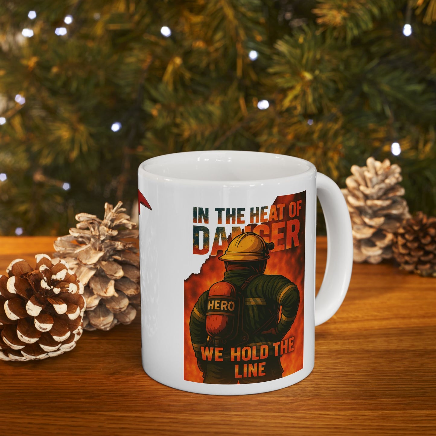 In the Heat of Danger – Firefighter Tribute Mug
