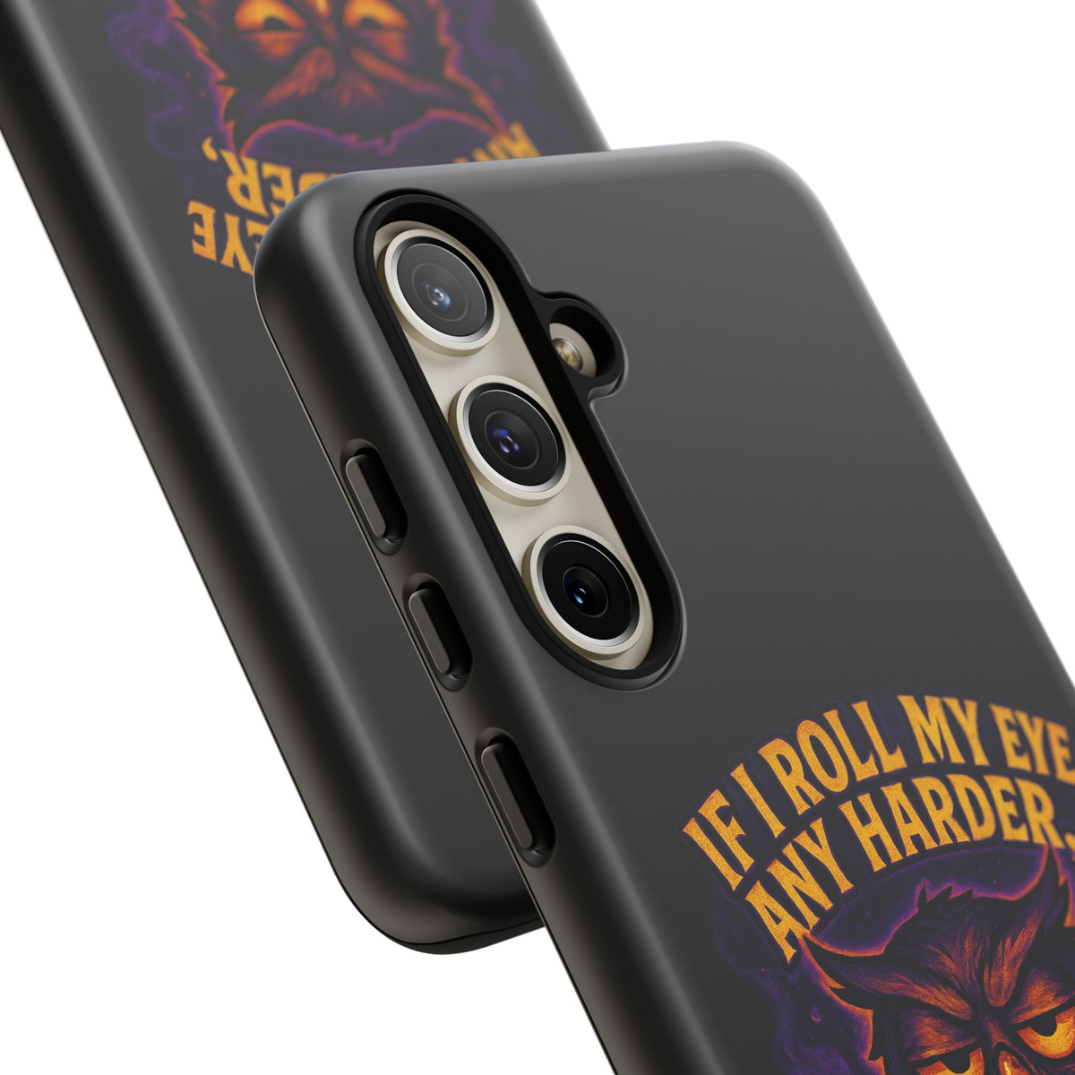 Phone Case — 'If I Roll My Eye Any Harder I'll Take Flight' Owl Graphic