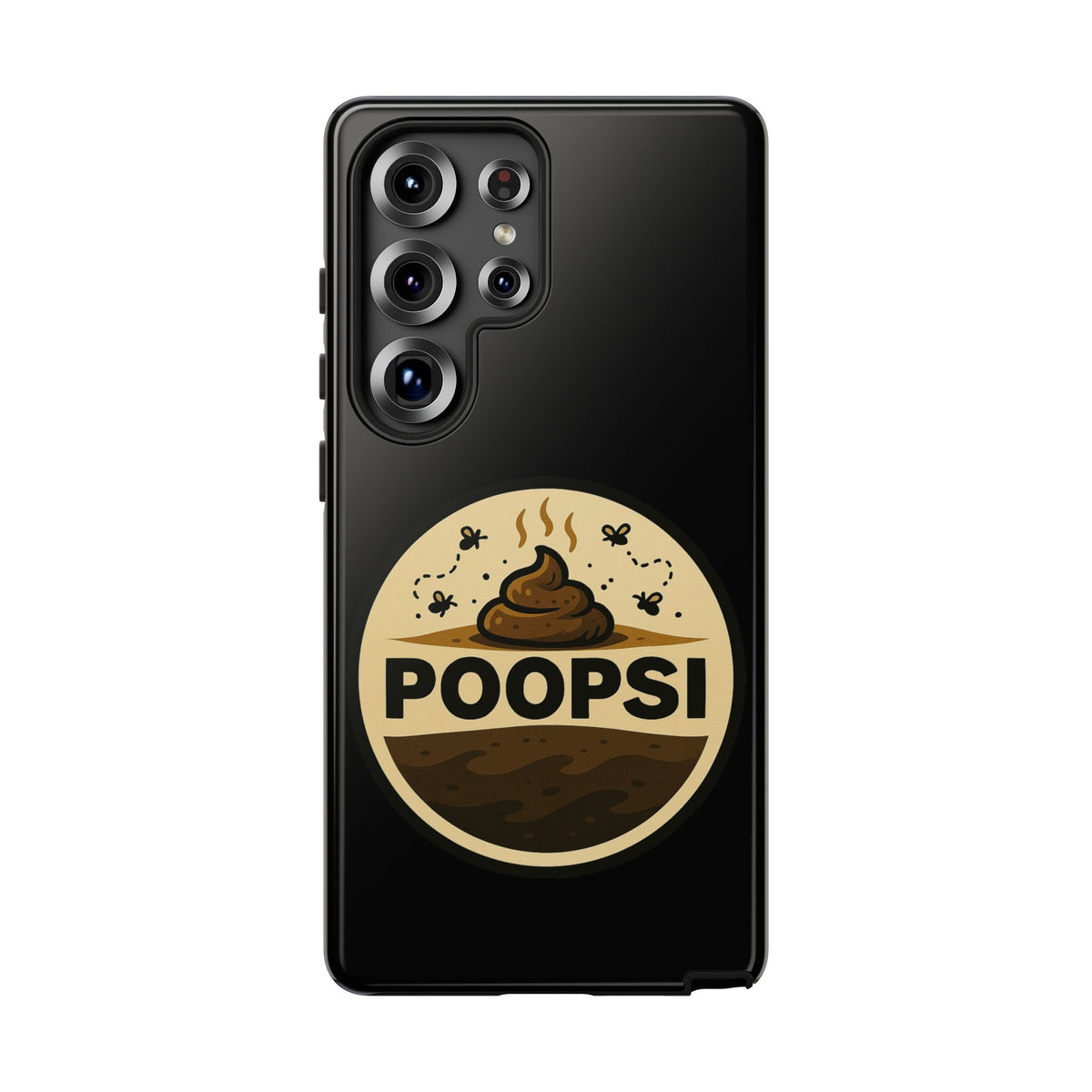 Phone Case — 'POOPSI' Funny Poop Logo Protective Cover