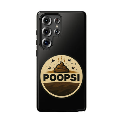 Phone Case — 'POOPSI' Funny Poop Logo Protective Cover
