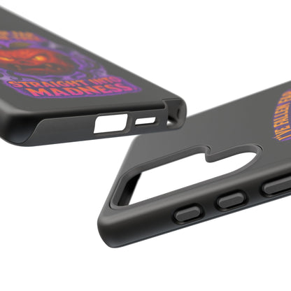 Phone Case — 'I've Fallen Far From the Tree, Straight Into Madness' Pumpkin Horror Design