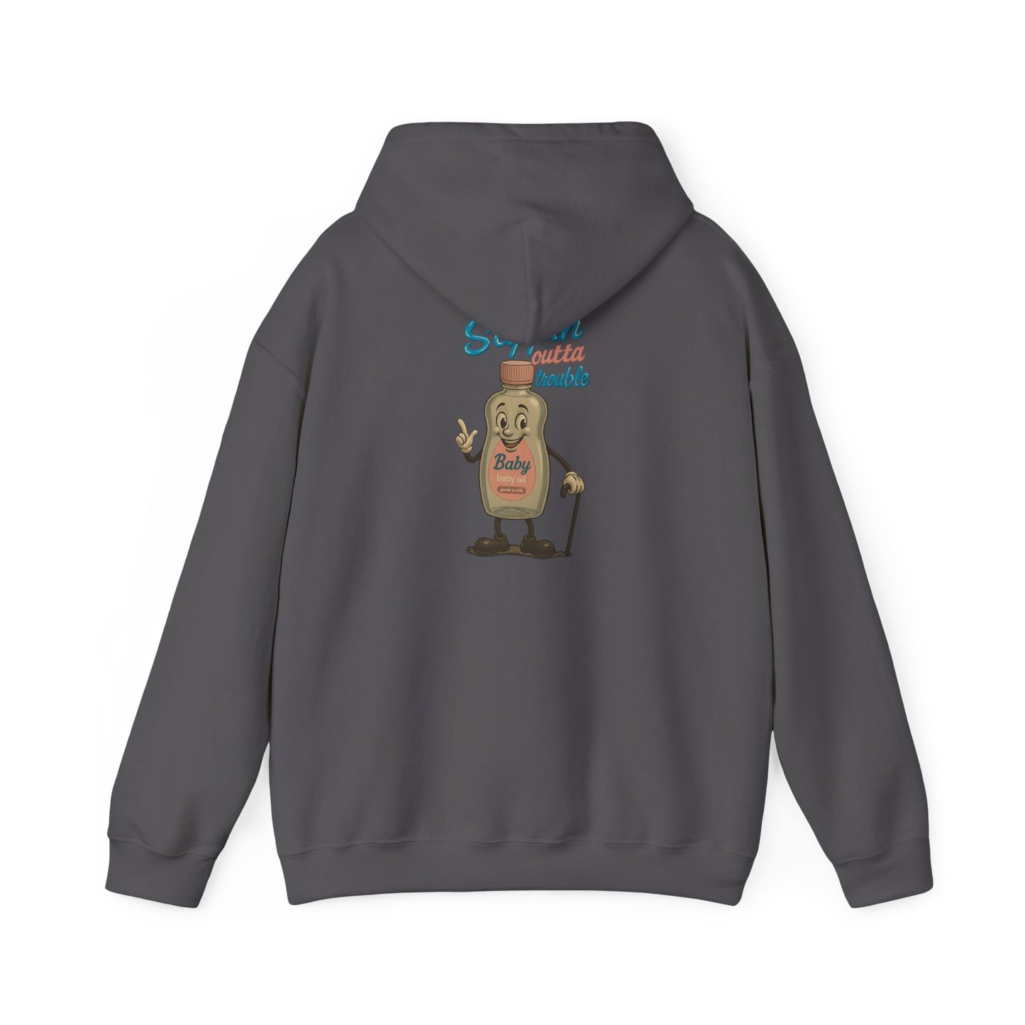 Slippin’ Outta Trouble Hoodie – Blue Script Edition