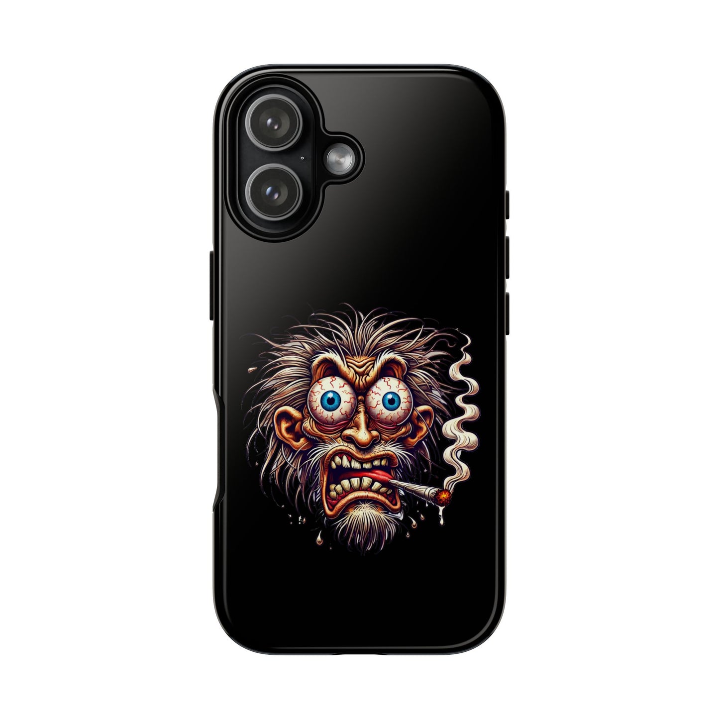 Phone Case — Wild Cartoon Monster Smoking Design