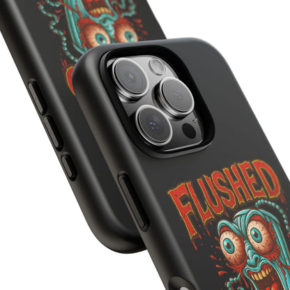 Phone Case — "Flushed But Not Forgotten" Horror Graphic iPhone Cover