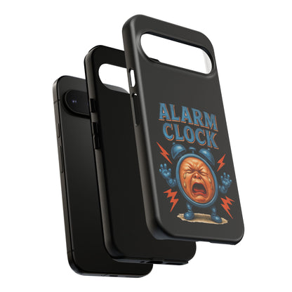 Phone Case — "Alarm Clock" Retro Screaming Clock Protective Cover