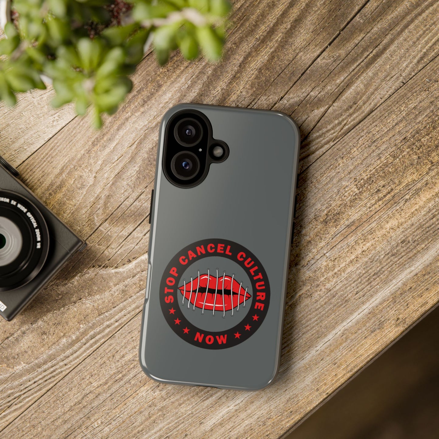 Phone Case — "Stop Cancel Culture Now" Graphic Tough Protective Case