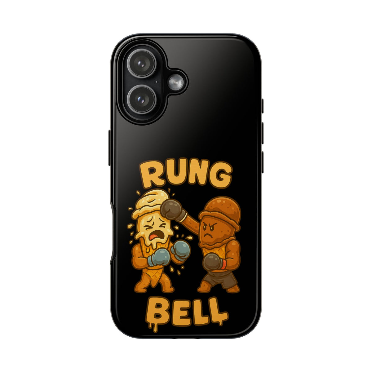 Phone Case — "Rung Bell" Boxing Cartoon Protective Cover