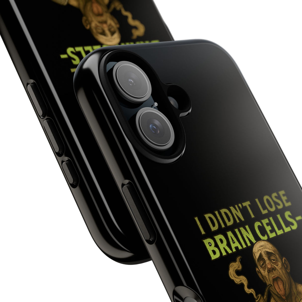 Phone Case — “I Didn’t Lose Brain Cells — Someone Stole Them” Humorous Zombie Graphic