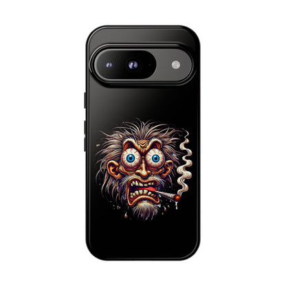 Phone Case — Wild Cartoon Monster Smoking Design