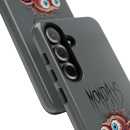 Mondays Zombie Character Phone Case – Funny Groggy Coffee Phone Cover