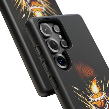 Tough Phone Case — "Make My Fire" Angry Candle Protective Cover