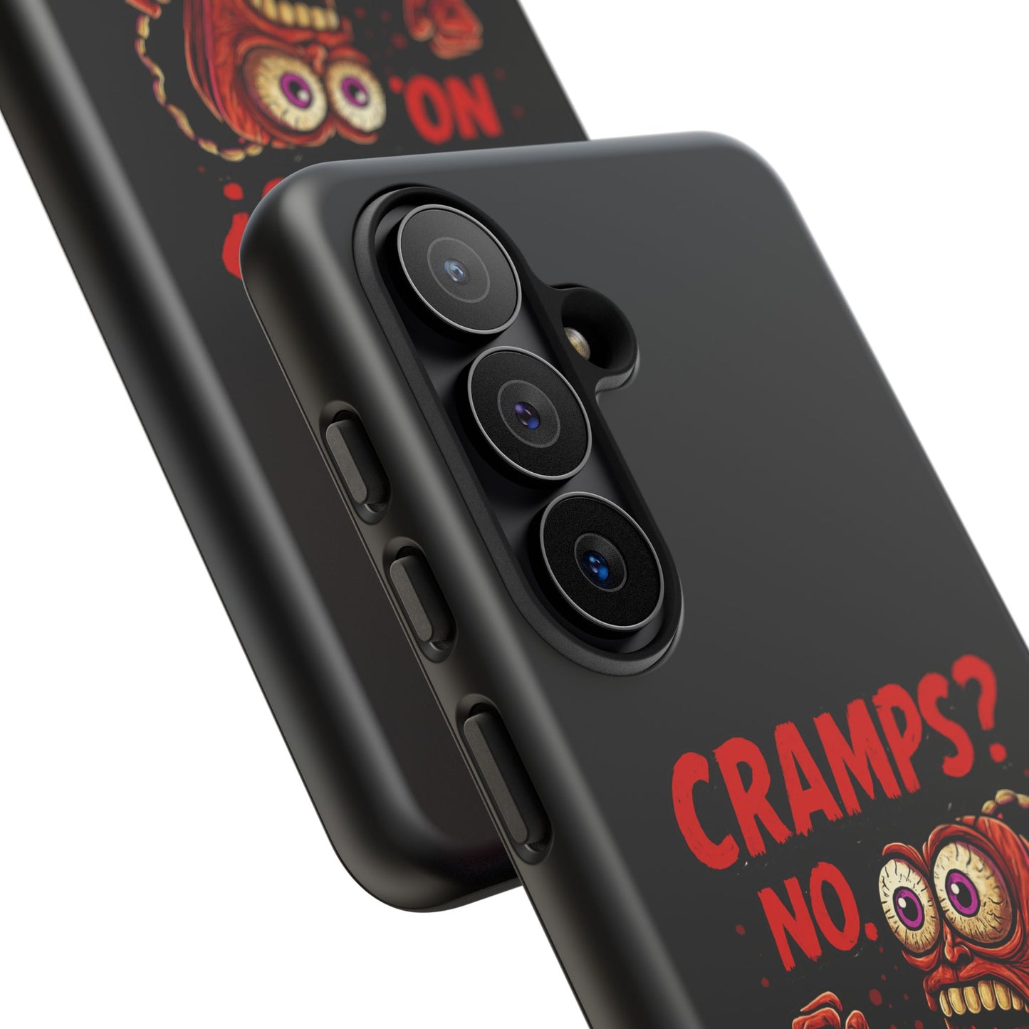Phone Case — "Cramps? No, Wrath!" Retro Hot-Pepper Graphic