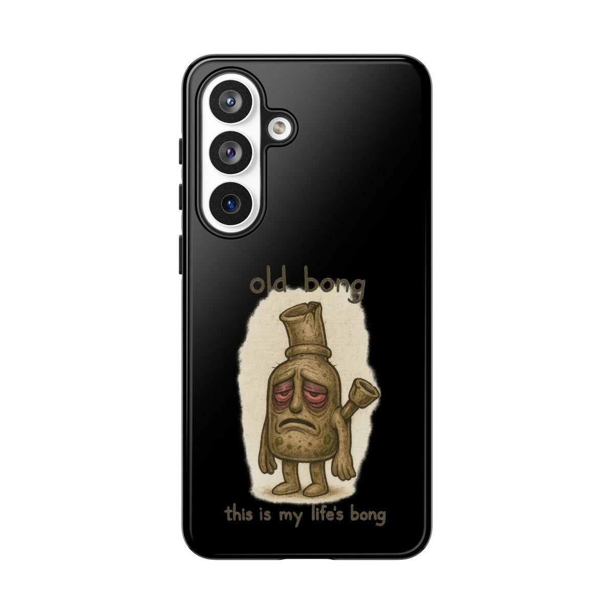 Phone Case — 'Old Bong' Funny Stoner Illustration, "This Is My Life's Bong"