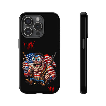 Patriotic Madman Phone Case — 'Funk Yea' USA Flag Tough Case