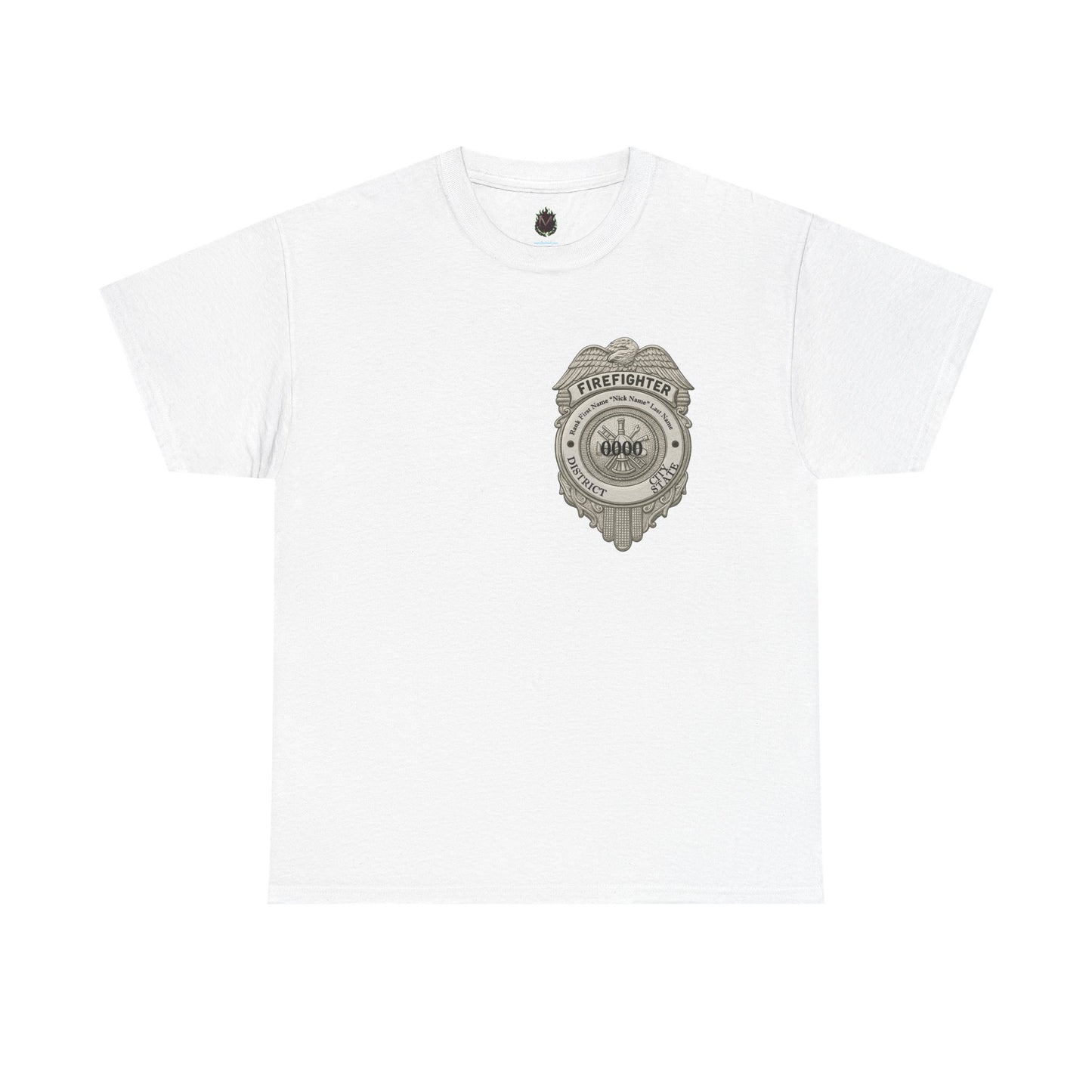 Not All Heroes Stand Tall – Firefighter Tribute Tee