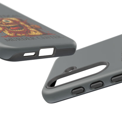 Phone Case — "Crispy Edges. Murder Center." Horror Toast Graphic