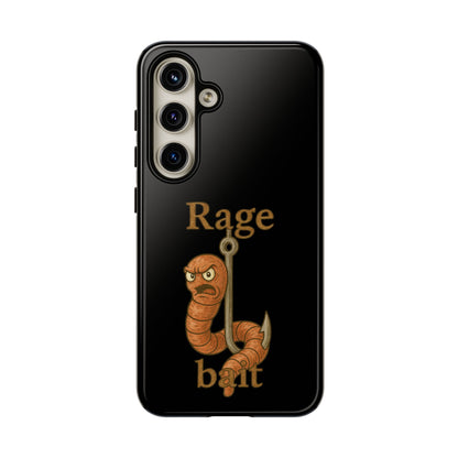 Phone Case — "Rage Bait" Angry Worm Fishing Design