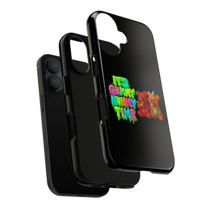 Phone Case — "It's Gummy Nummy Time" Colorful Gummy Bear Protective Case