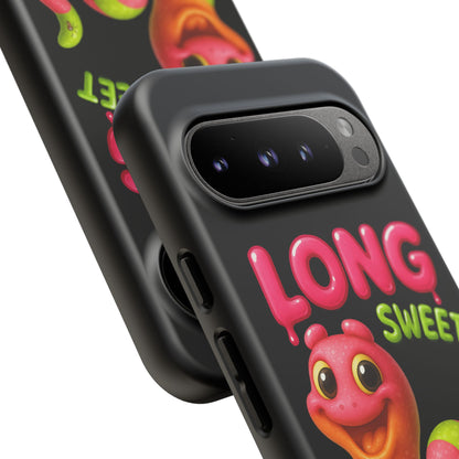 Phone Case — "Long Sweet Sticky" Cute Candy Snake Protective Case