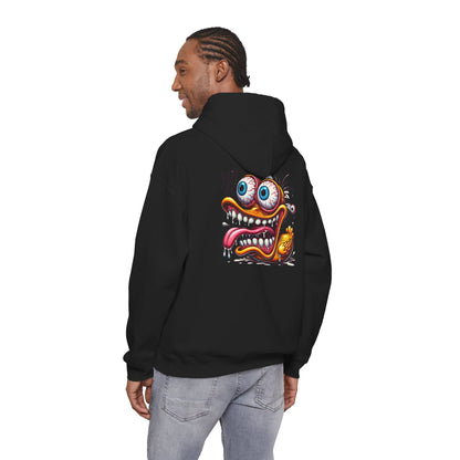 Crazy Cartoon Monster Hoodie - "Every Bite" Retro Hot Rod Art Pullover
