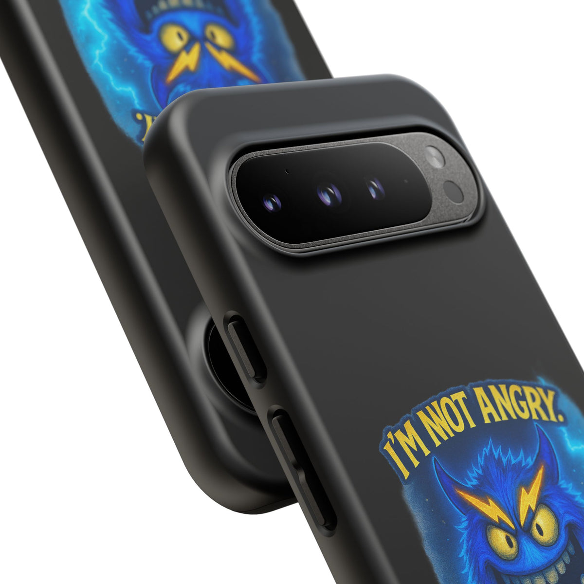 Phone Case - "I'm Not Angry, I'm Fully Charged" Electric Monster Protective Cover