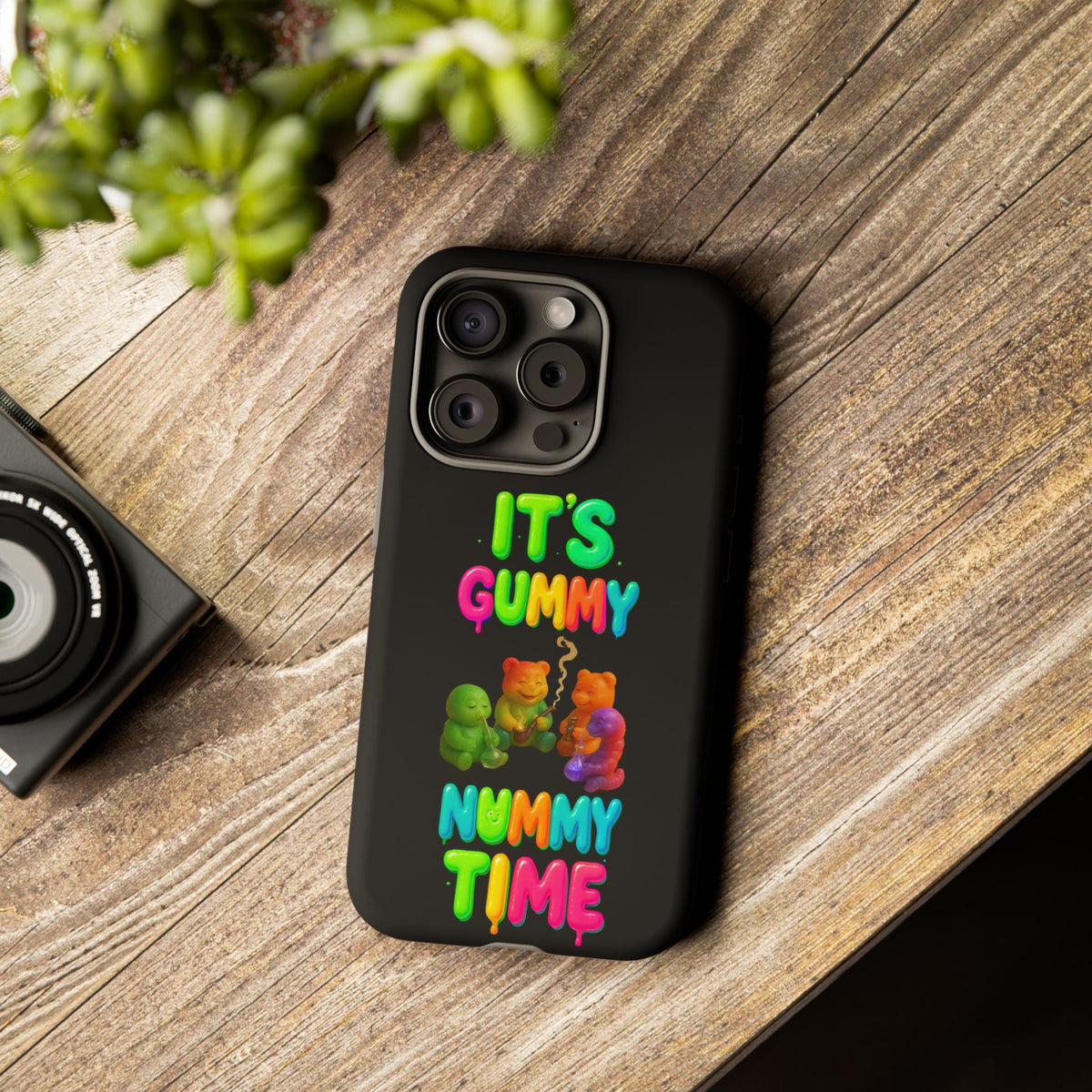 It's Gummy Nummy Time Phone Case — Colorful Gummy Bears Protective Case