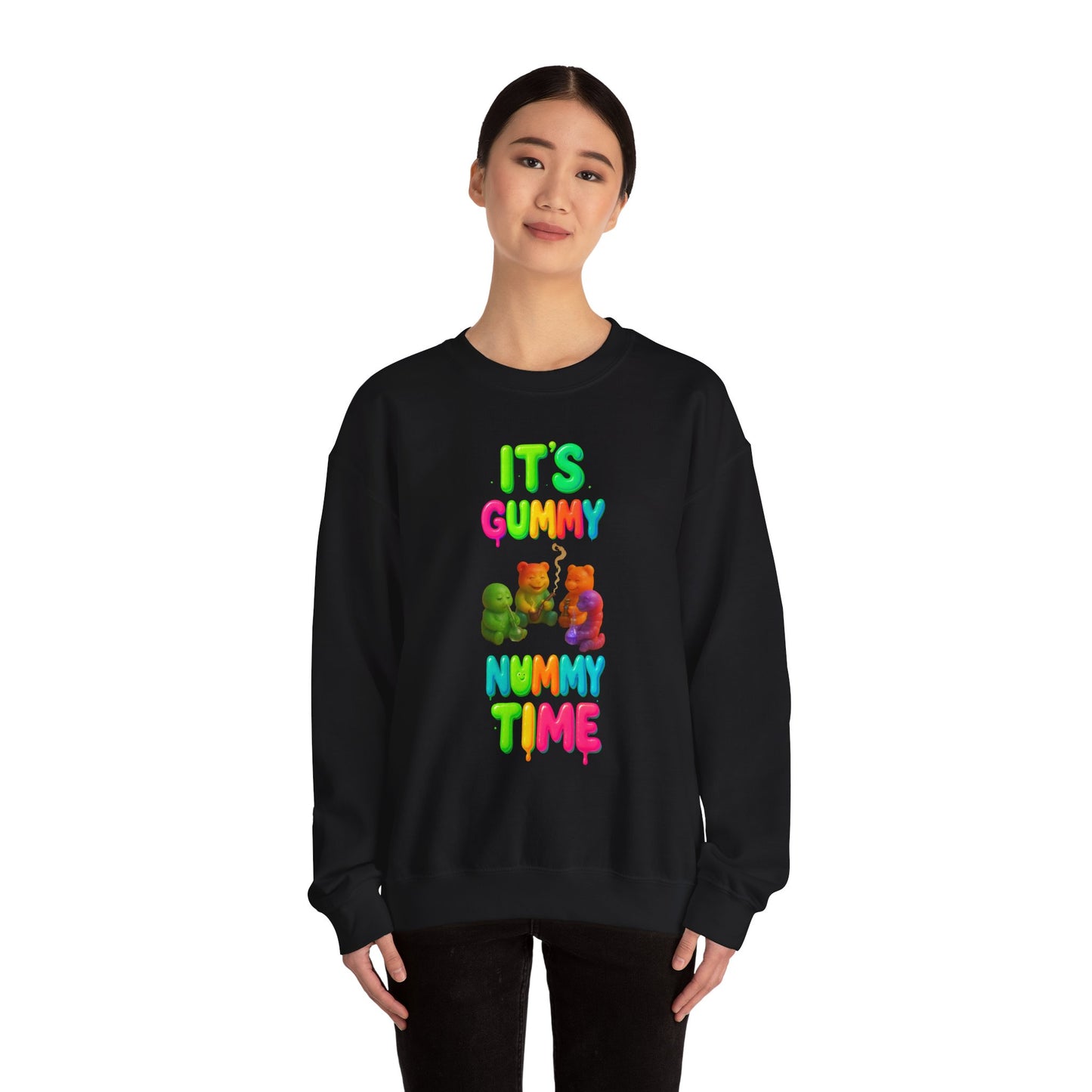 It’s Gummy Nummy Time Crewneck Sweatshirt