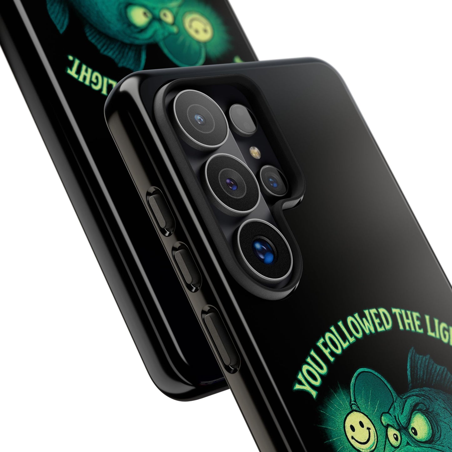 Anglerfish Phone Case – “You Followed The Light, That’s On You” Glow Horror Protective Case