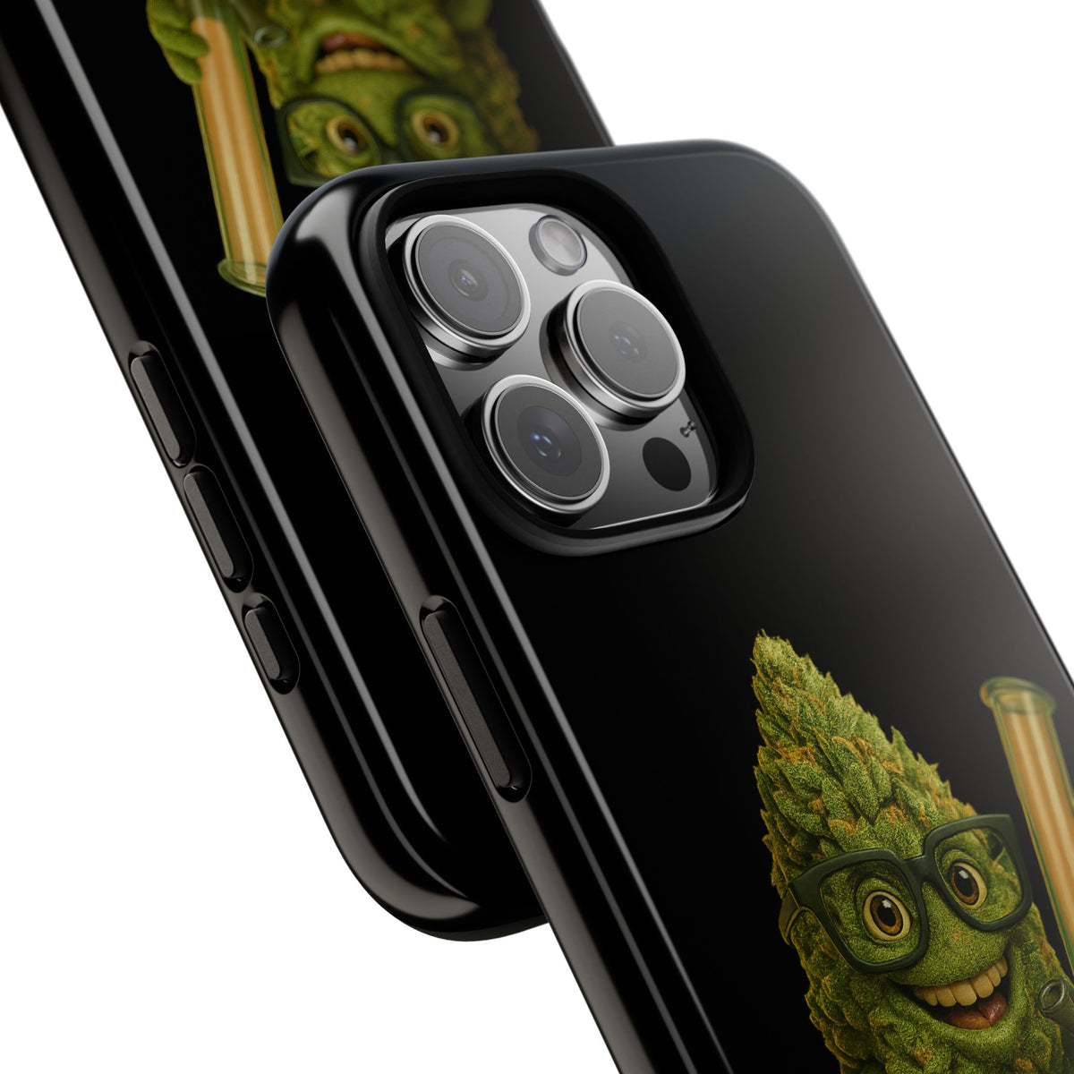 Phone Case — "Educated. Medicated. Elevated." Cute Bud Scientist Design