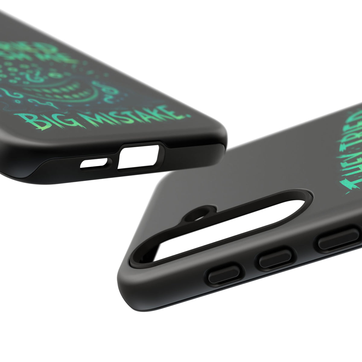 Phone Case — Glow Monster "They Tried to Flush Me, Big Mistake"
