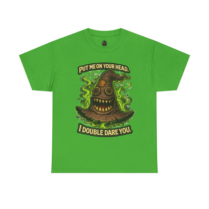 Cursed Sorting Hat T-Shirt | Put Me On Your Head, I Double Dare You