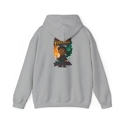 Fireball Demon Hoodie — Fiery Illustration Sweatshirt
