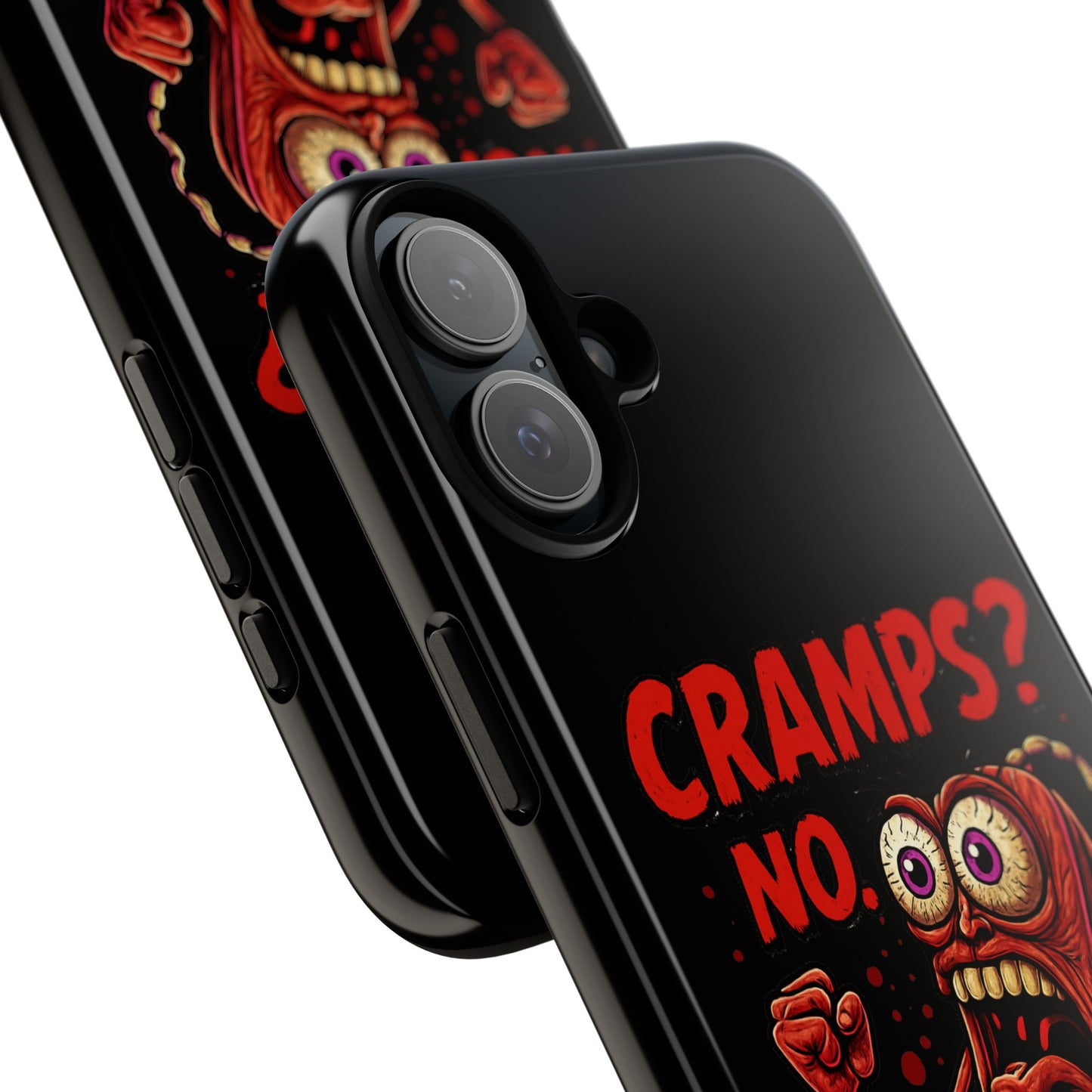 Phone Case — "Cramps? No, Wrath!" Retro Hot-Pepper Graphic