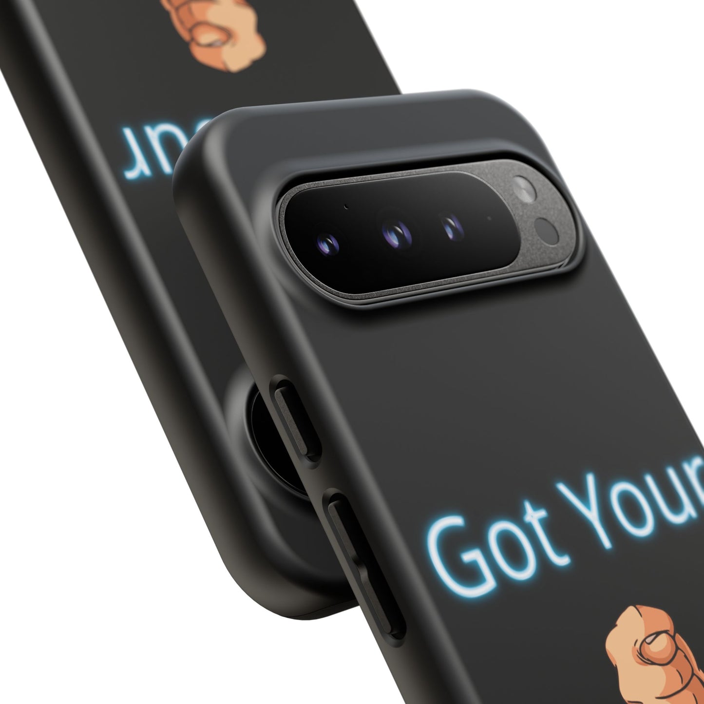 Got Your Nose Phone Case — Funny Neon Fist Design