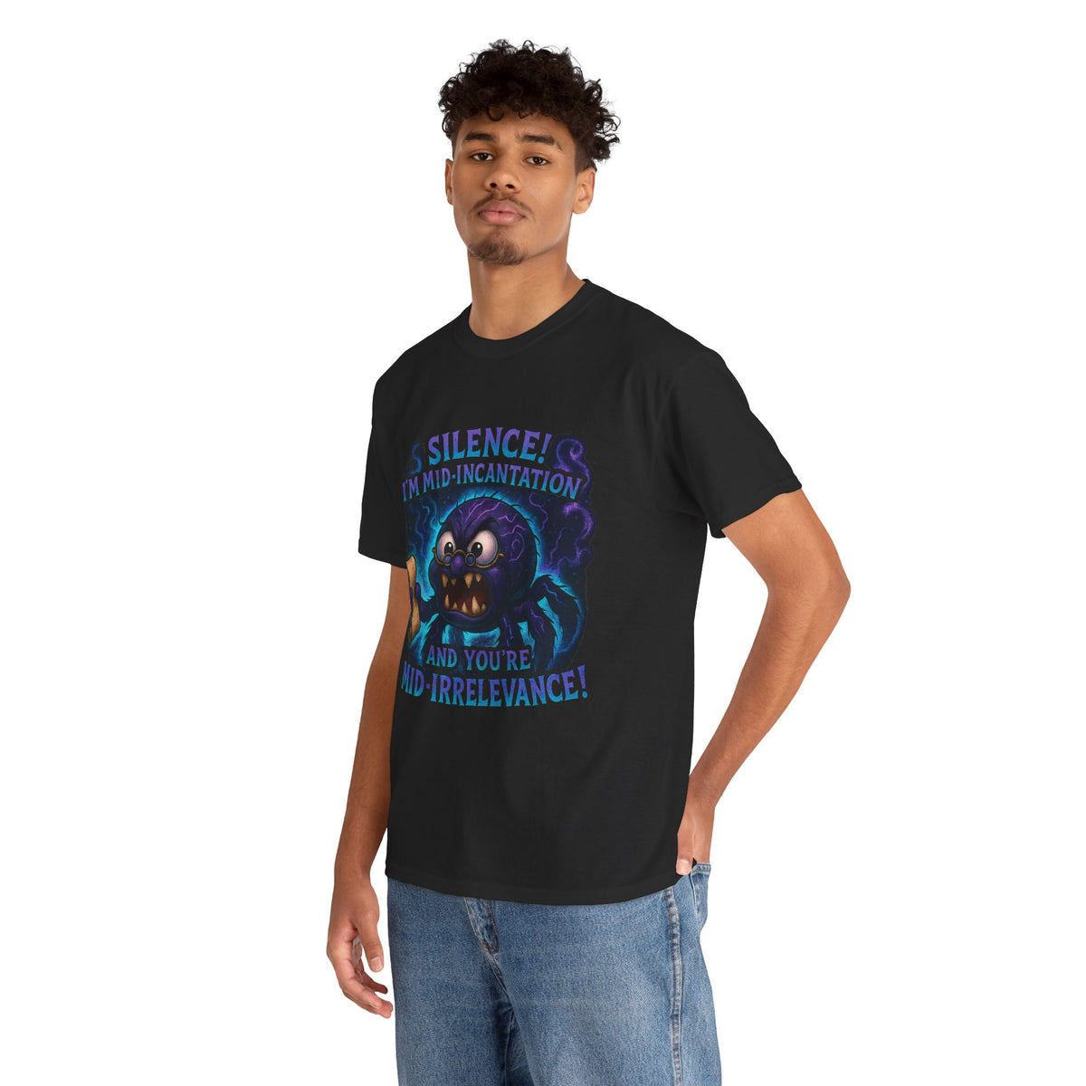 Silence! I’m Mid-Incantation T-Shirt | Funny Witchy Monster Tee